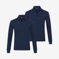 Bamboe quarter-zip truien 2-Pack