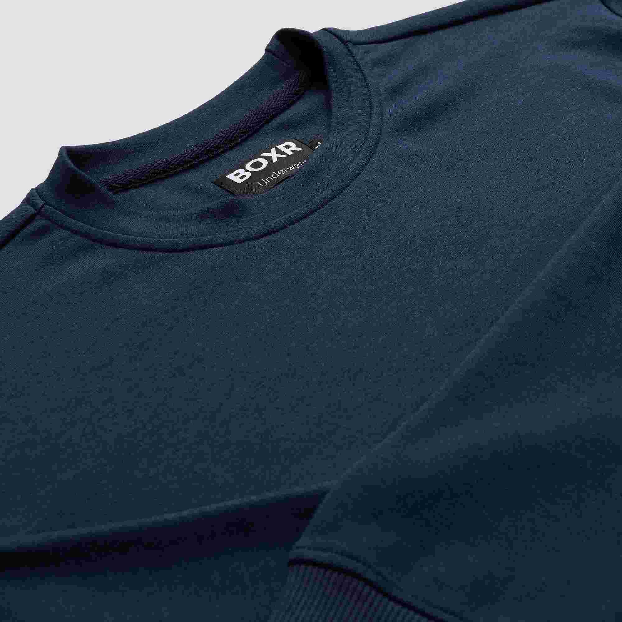 BOXR | Pullover Crew-neck Marineblauw