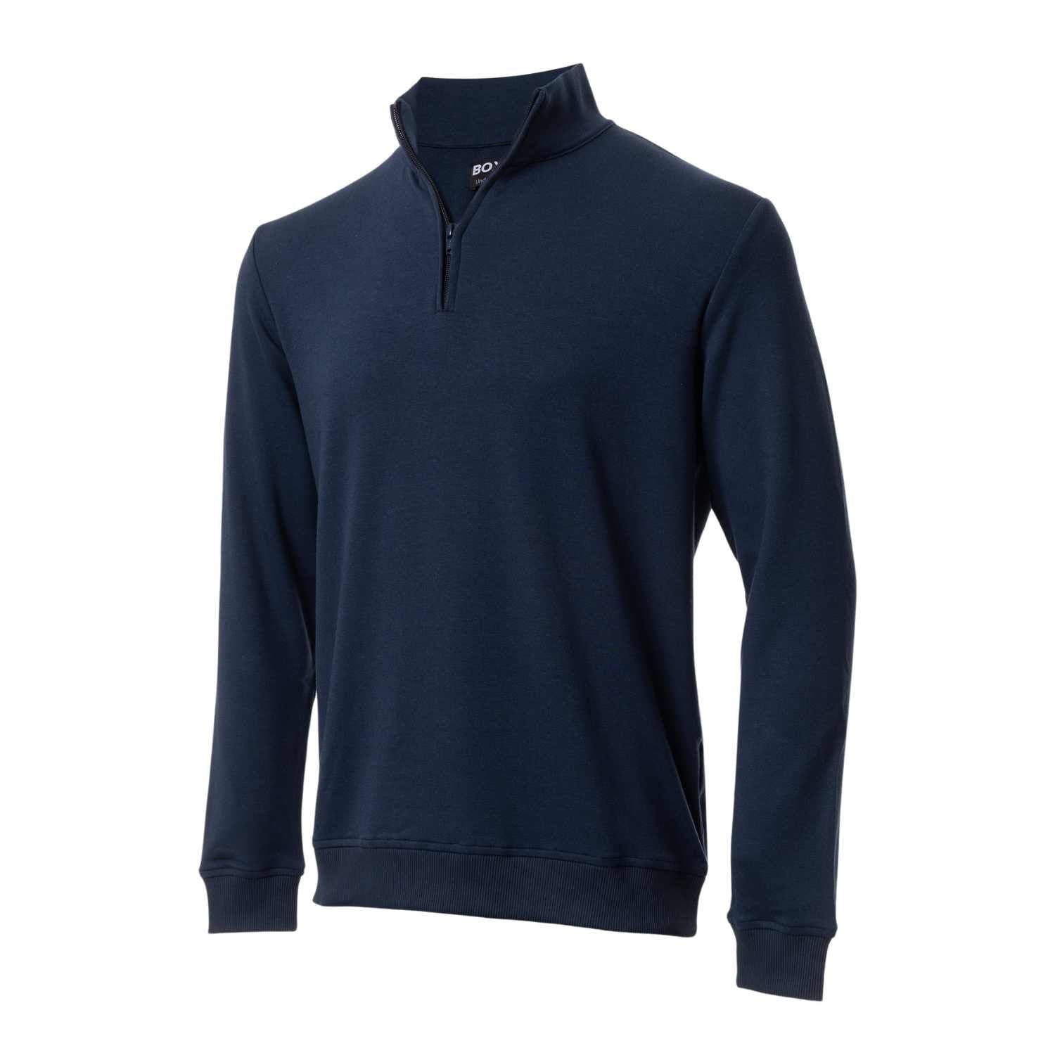 BOXR | Pullover Zipper Marineblauw