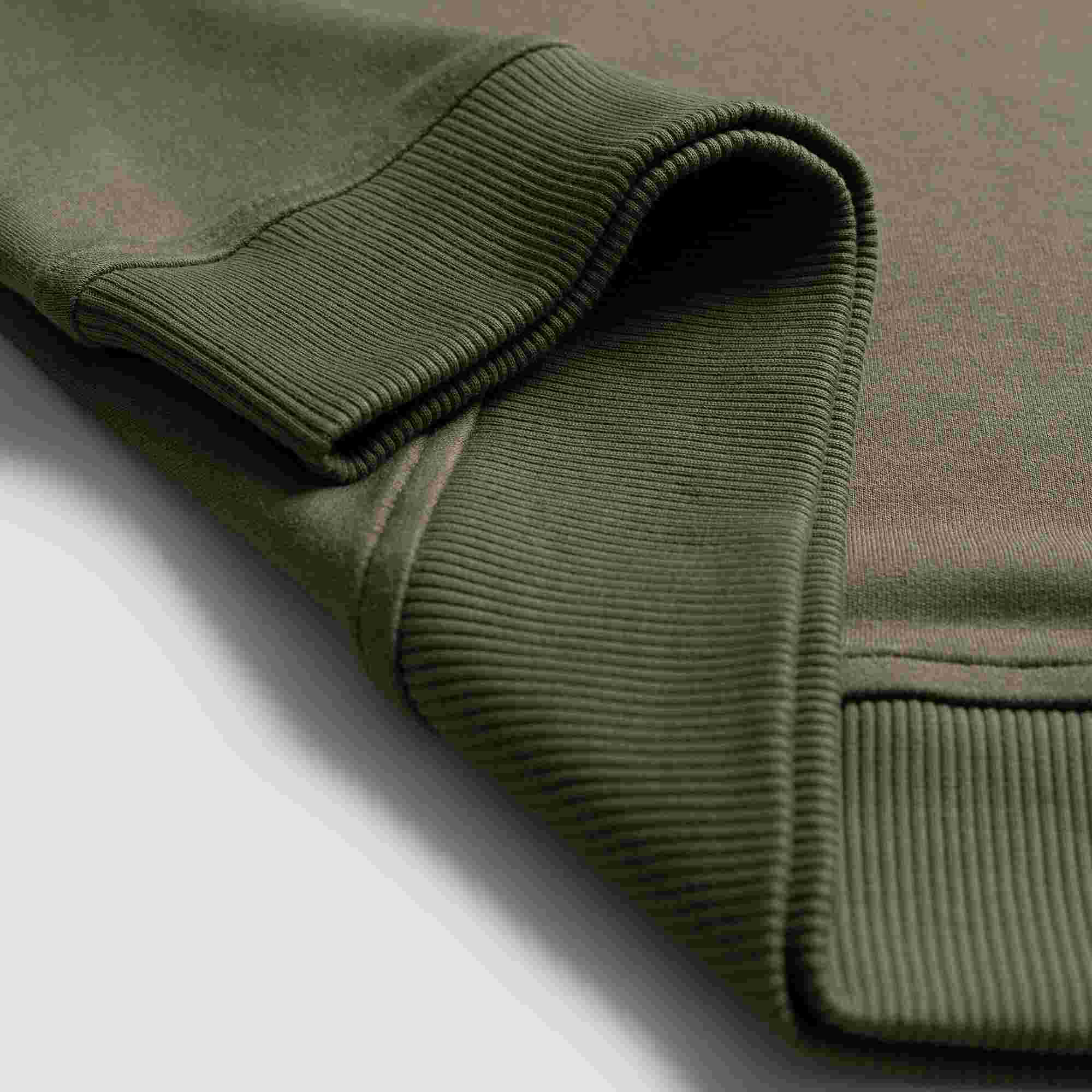BOXR | Pullover Zipper Olijfgroen