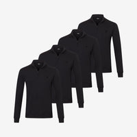 Bamboe quarter-zip truien 4-Pack