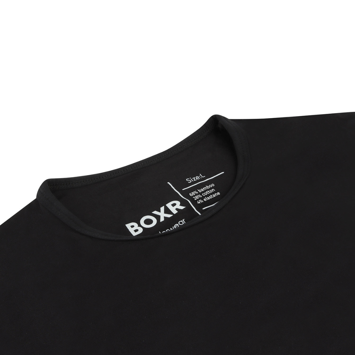 BOXR | Bamboe T-Shirt Longsleeve 2-Pack Zwart