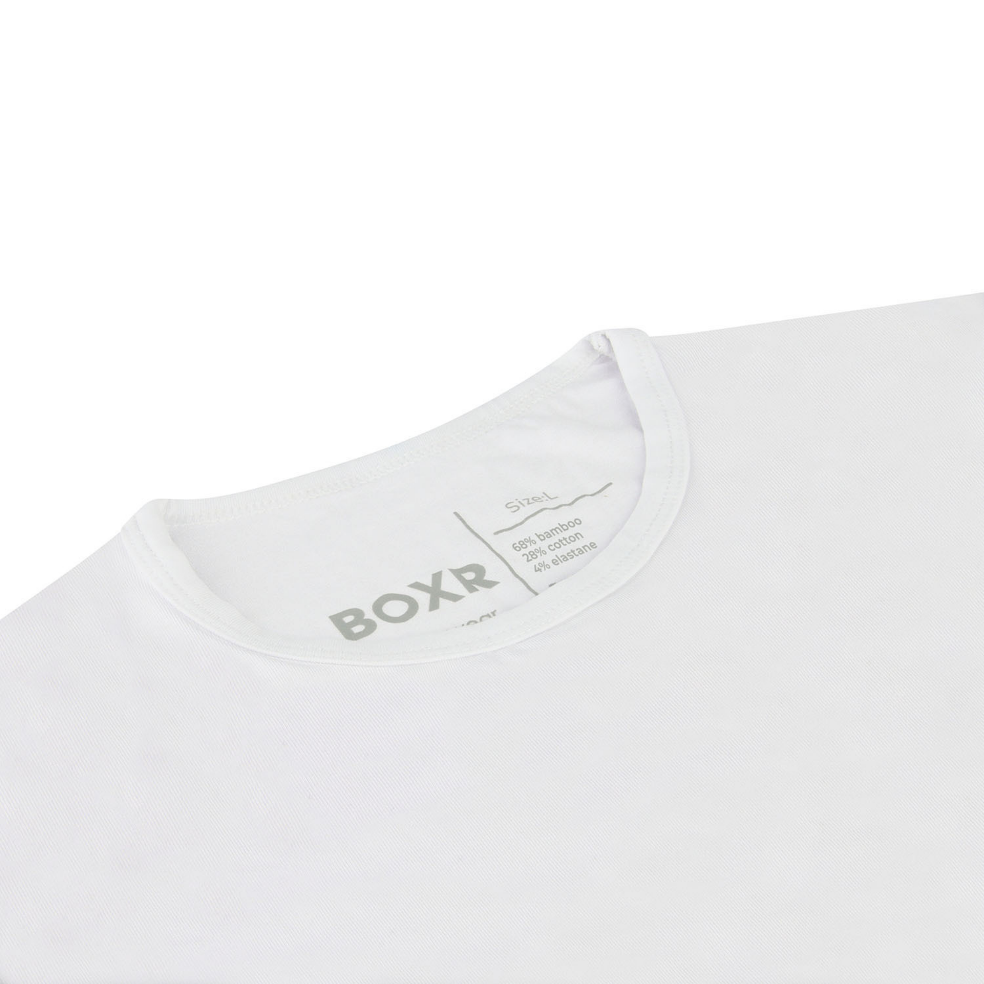 BOXR | Bamboe T-Shirt 4-Pack Wit