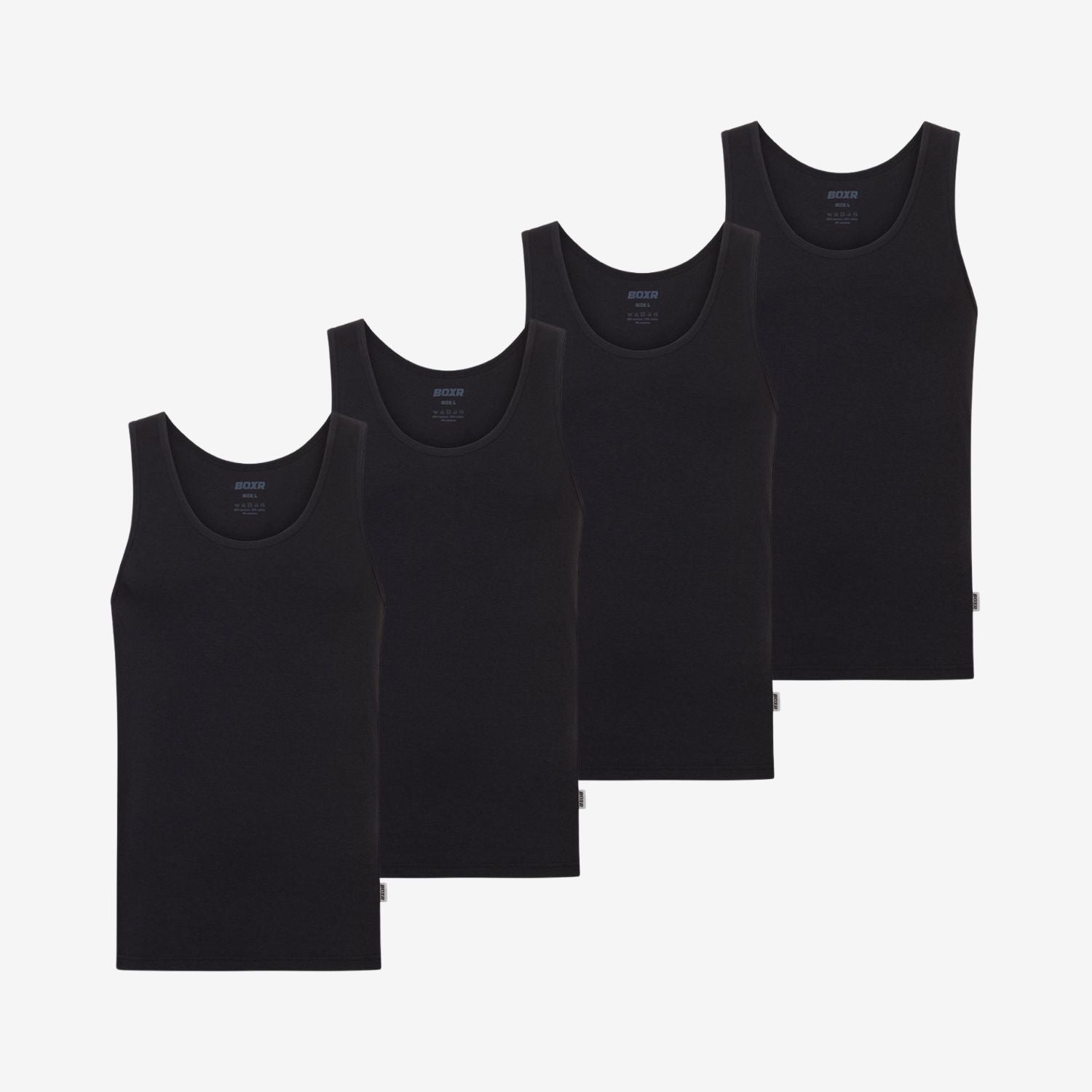 Bamboe hemden 4-Pack