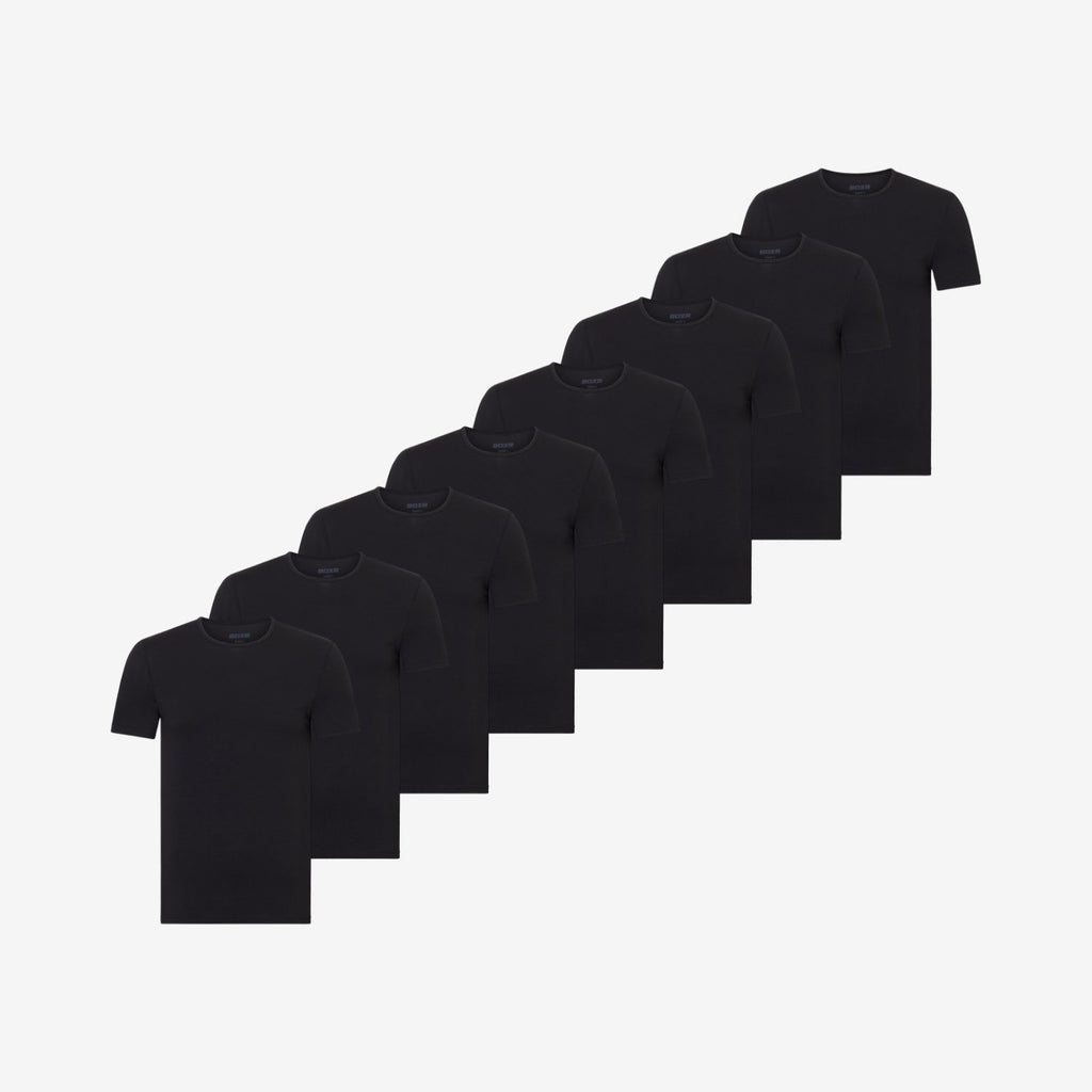 Bamboe ondershirts ronde hals 8-Pack