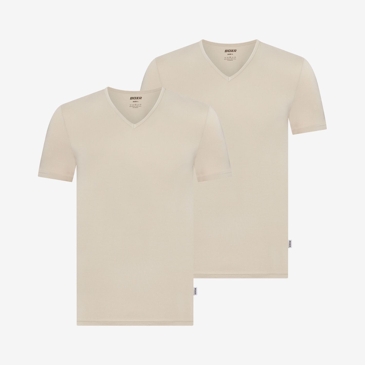 Bamboe ondershirts v-neck 2-Pack
