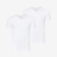 Bamboe ondershirts v-neck 2-Pack