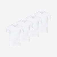 Bamboe ondershirts v-neck 4-Pack