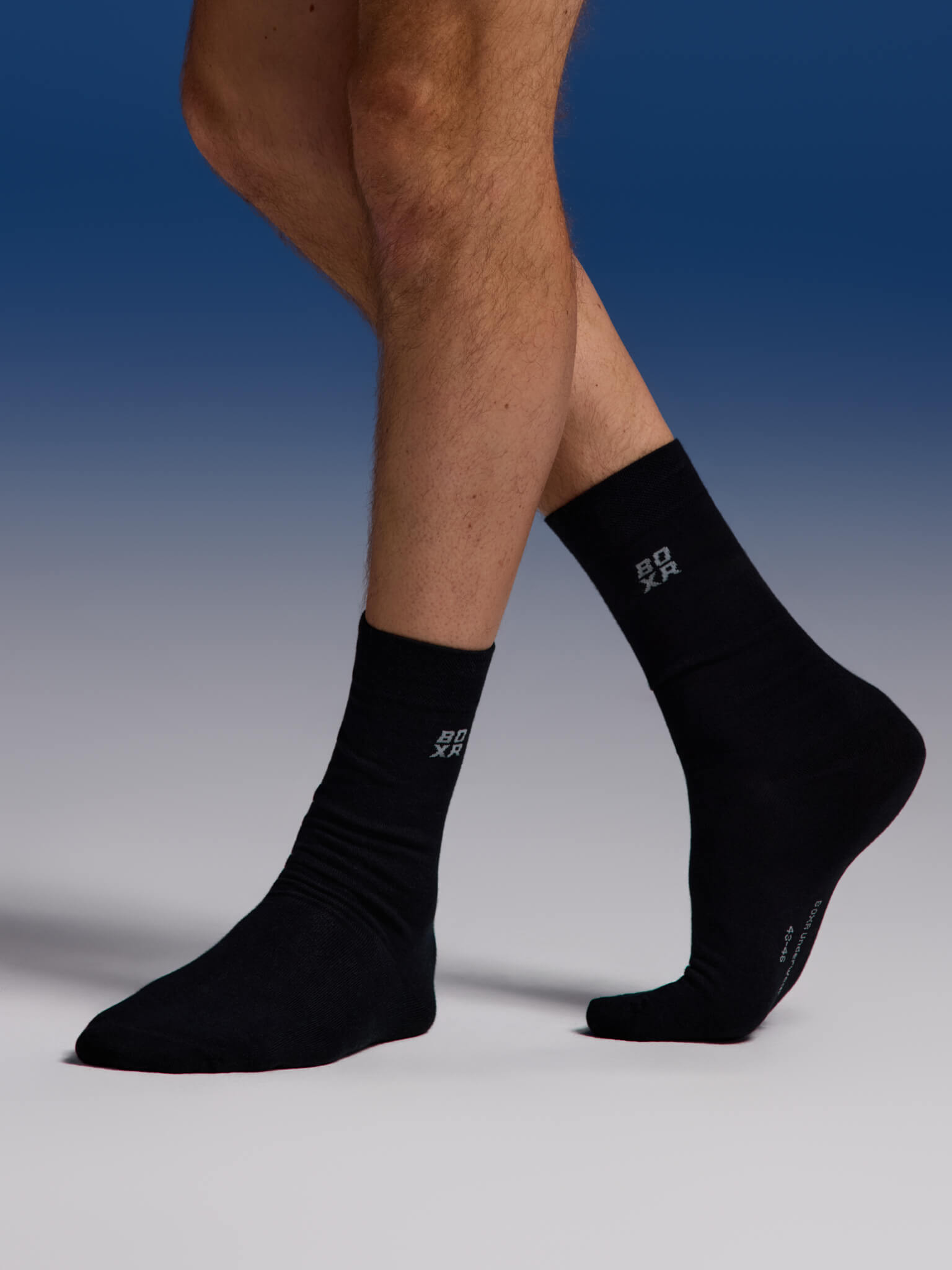 BOXR | Bamboe Sokken 4-Pack Zwart