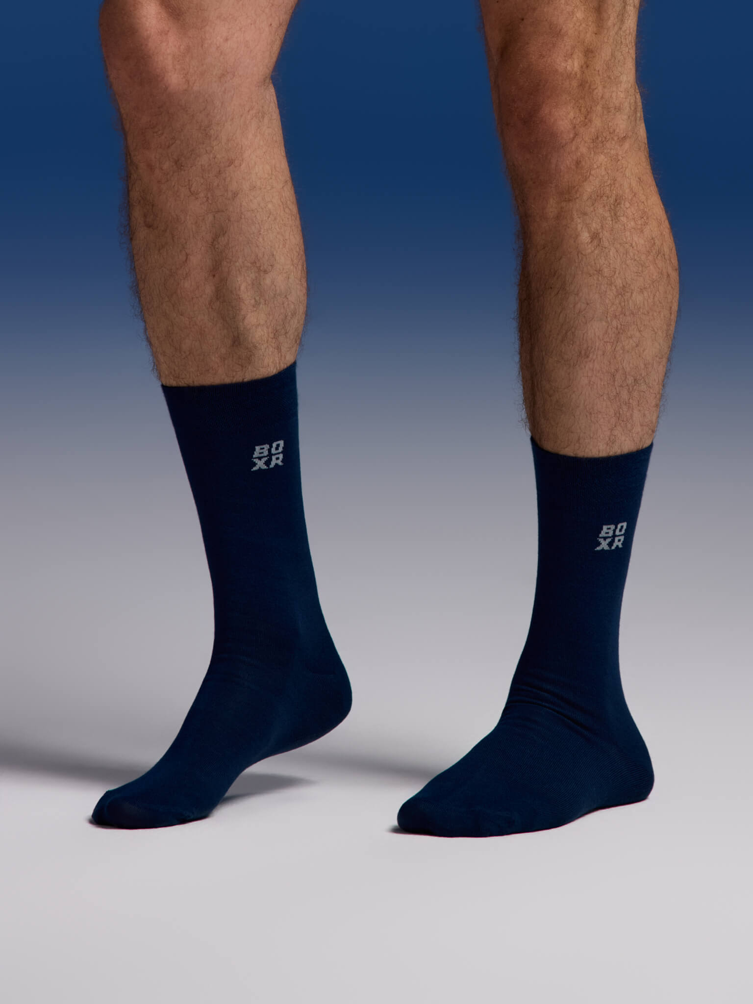 BOXR | Bamboe Sokken 4-Pack Marineblauw
