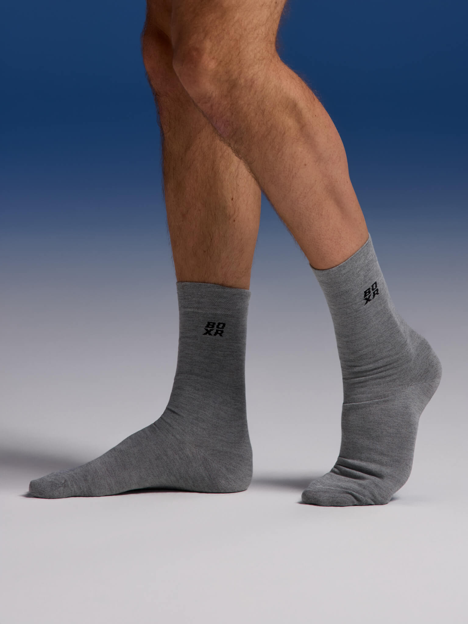 BOXR | Bamboe Sokken 4-Pack Grijs