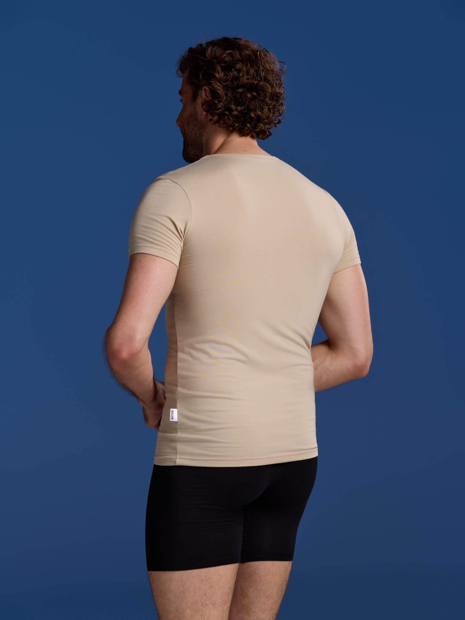BOXR | Bamboe T-Shirt - 4-Pack - Khaki Beige