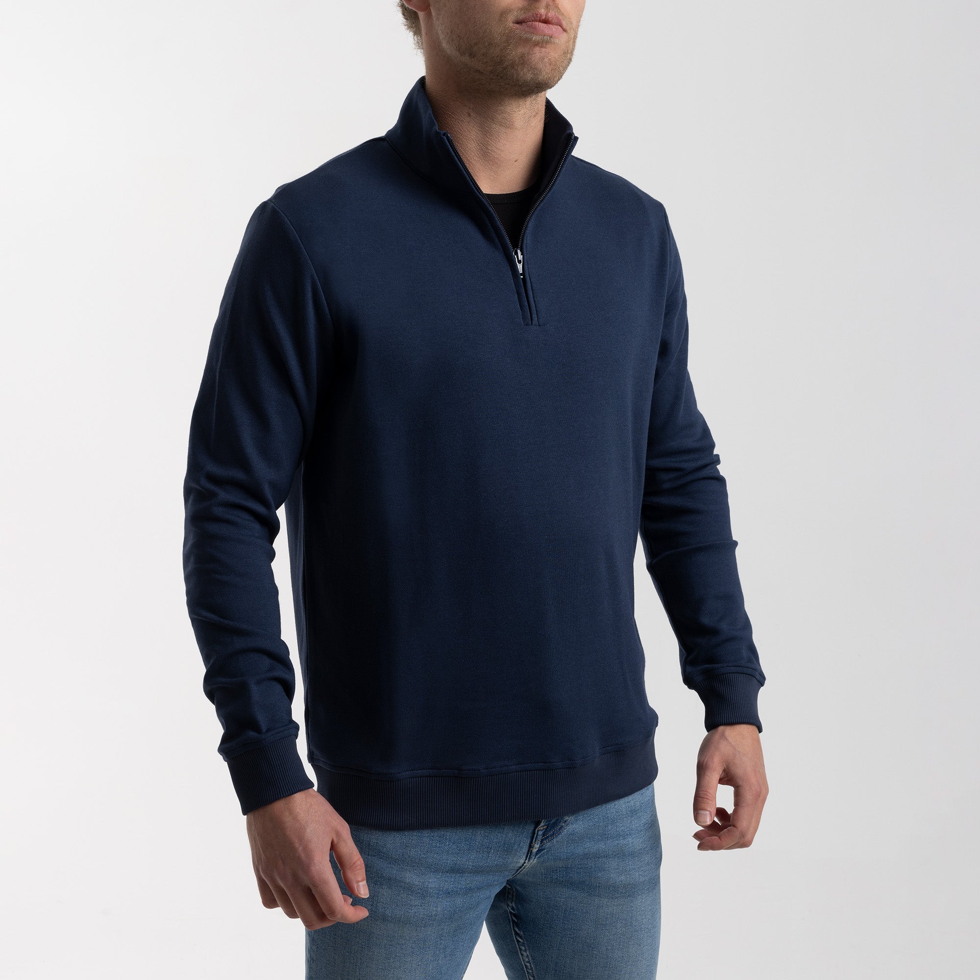 BOXR | Pullover Zipper Navy Blue 