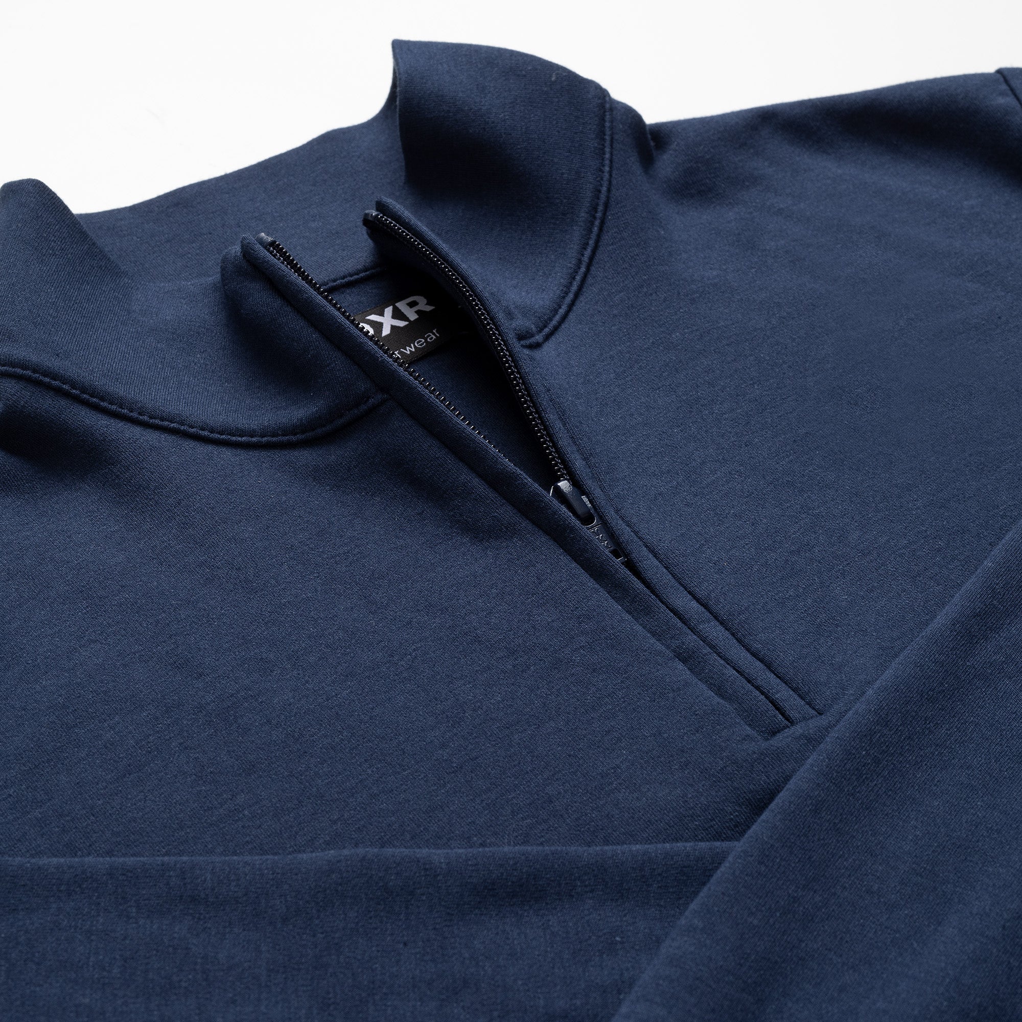 BOXR | Pullover Zipper Marineblauw