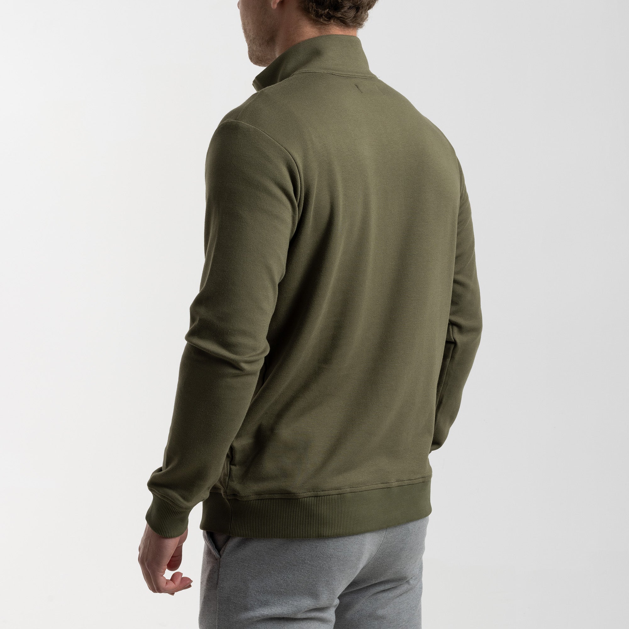BOXR | Pullover Zipper Olive green 