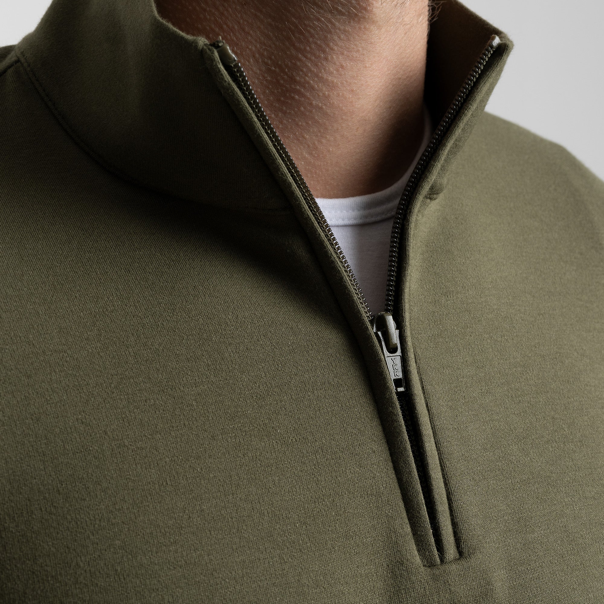 BOXR | Pullover Zipper Olive green 