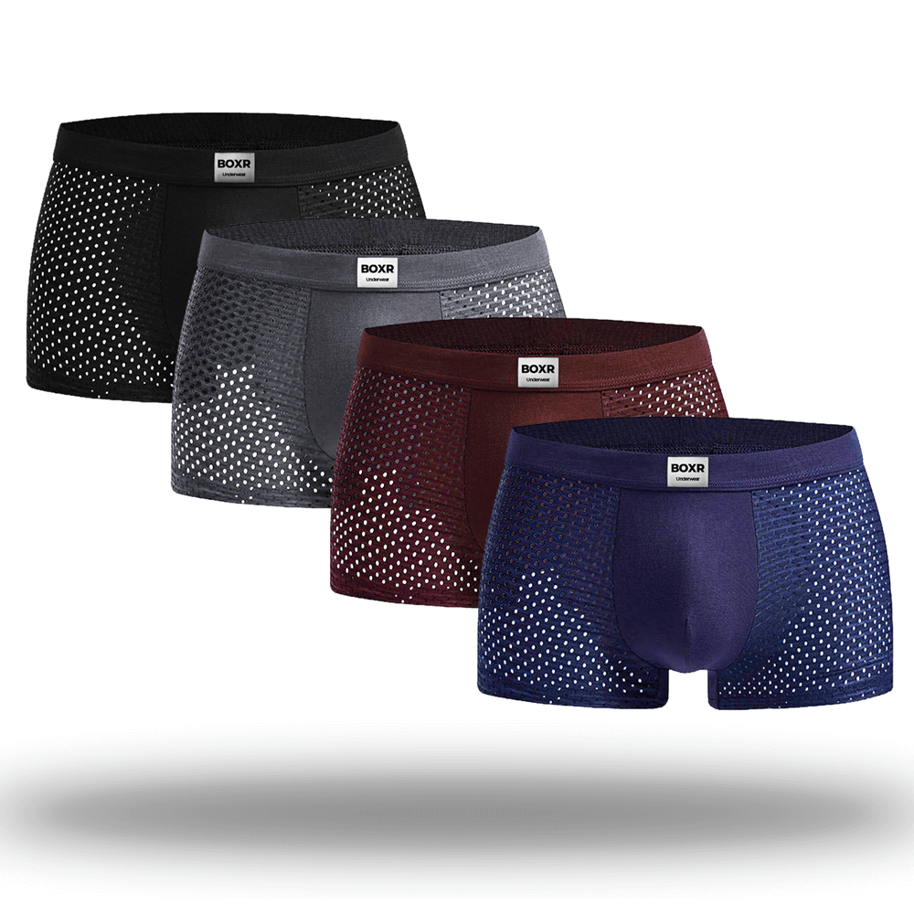 BOXR | Bamboe Boxers 4-Pack Multicolor