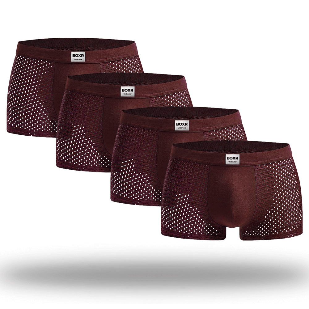 BOXR | Bamboe Boxers 4-Pack Rood