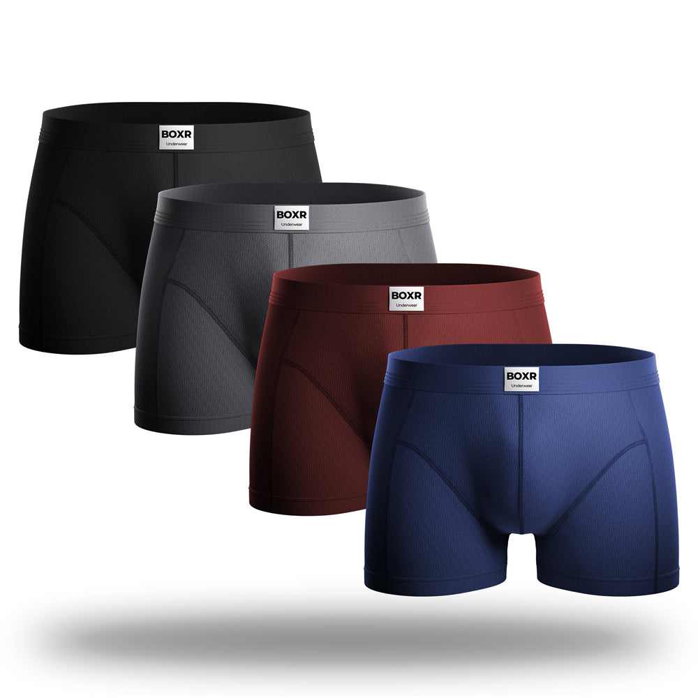 BOXR | The Classic Bamboe Boxers 4-Pack Multicolor