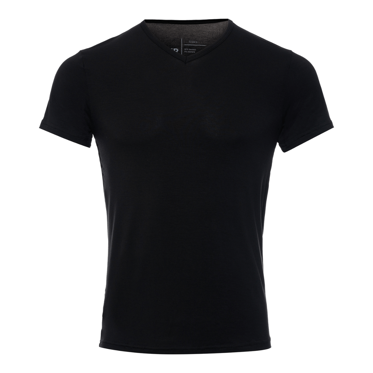 BOXR | Bamboe T-Shirt V-Neck 2-Pack Zwart
