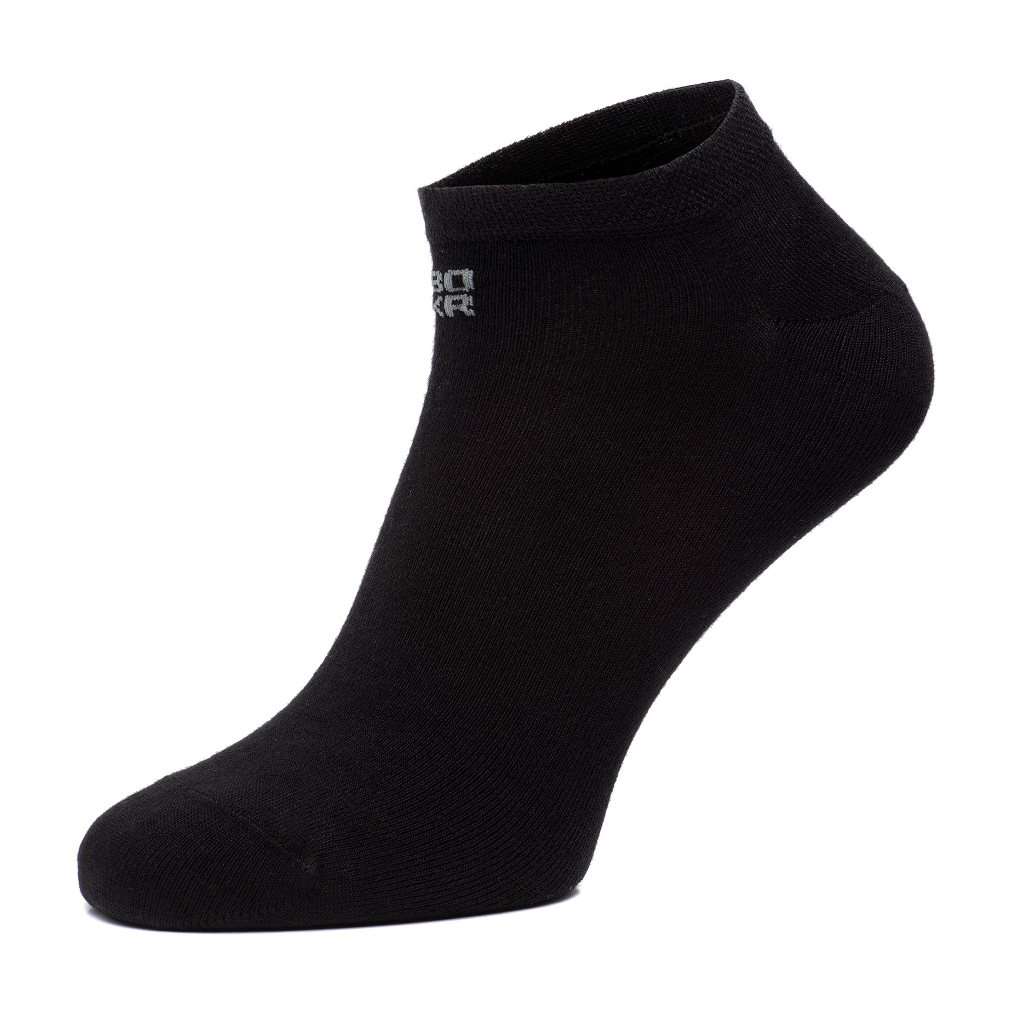 BOXR | Bamboo Sneaker Socks 2-Pack Black